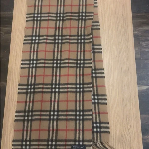 Burberry Lambswool Plaid Scarf - Picture 1 of 2